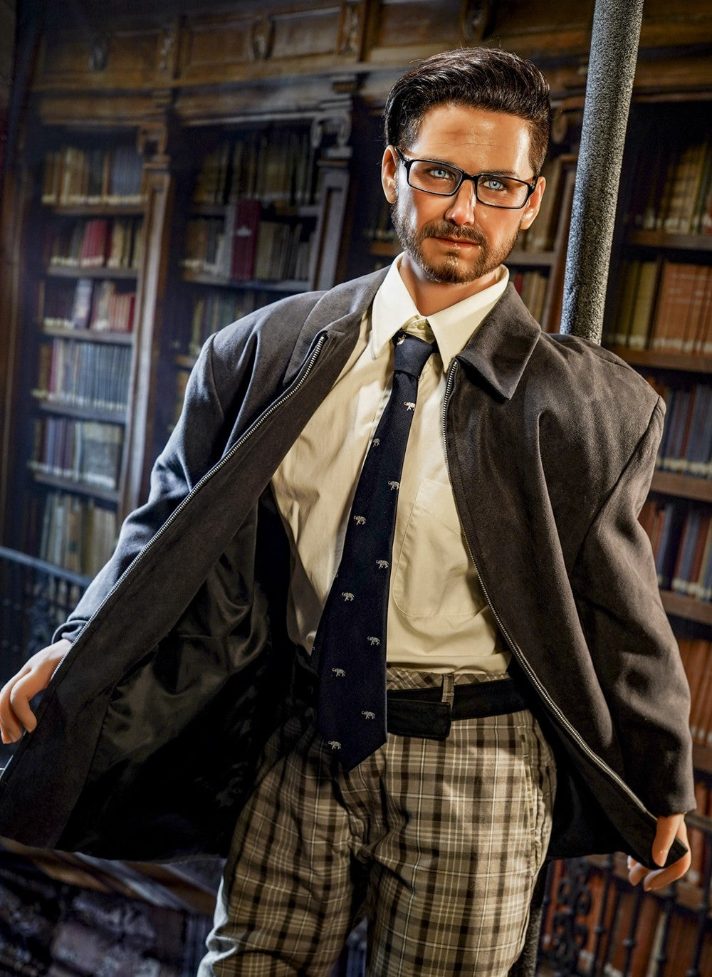 mannlig sexdukke David (HRDoll 167 cm #49 TPE+Silicon)