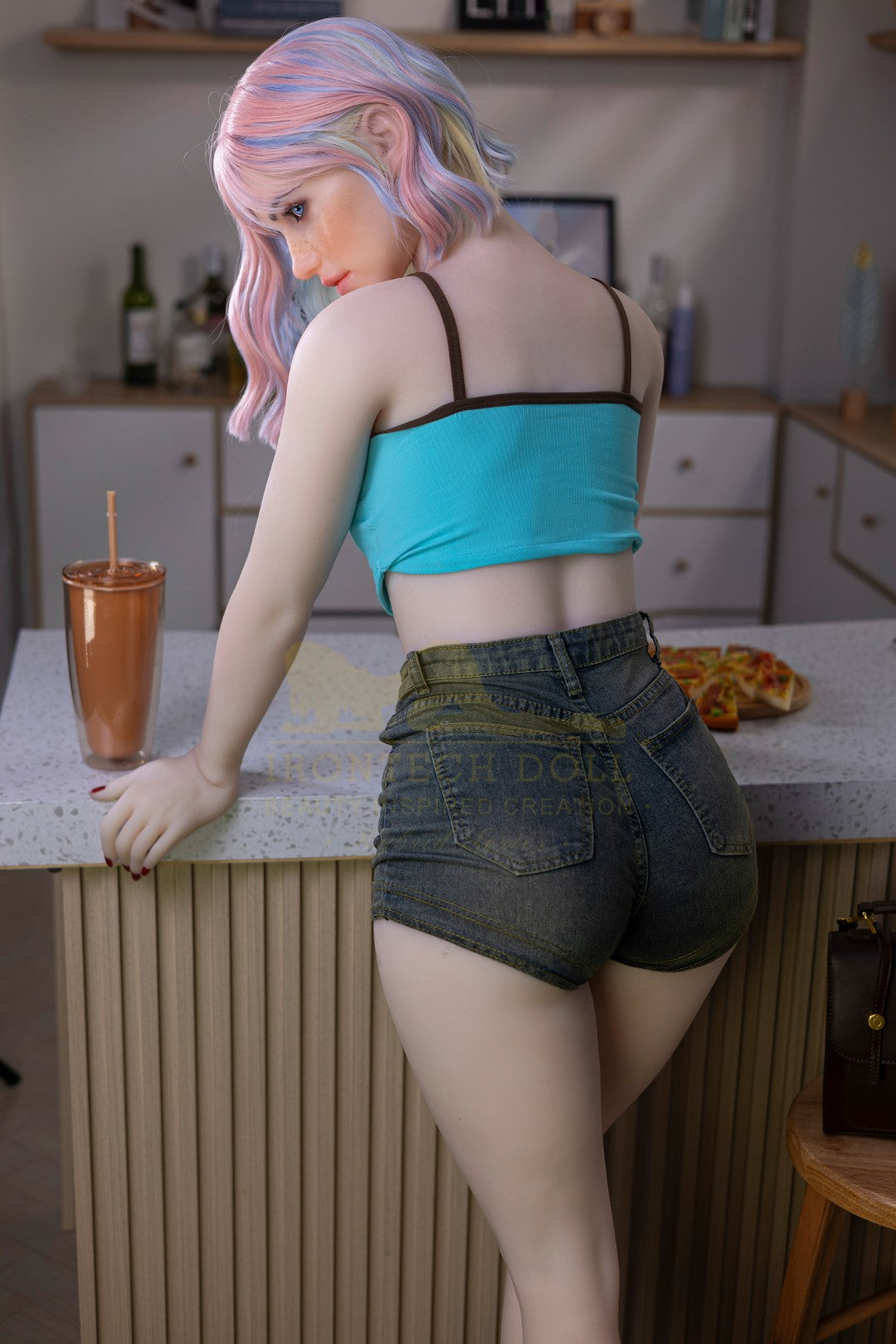 Heidi sexdukke (Irontech Doll 162cm a-cup S46 TPE+silikon)