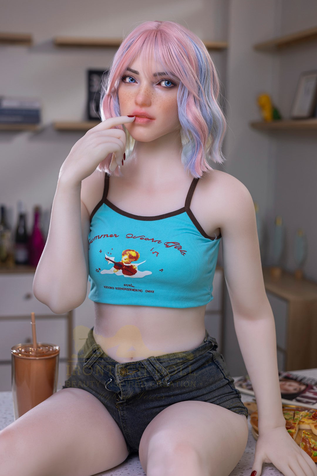 Heidi sexdukke (Irontech Doll 162 cm A-cup S46 TPE+silikon)