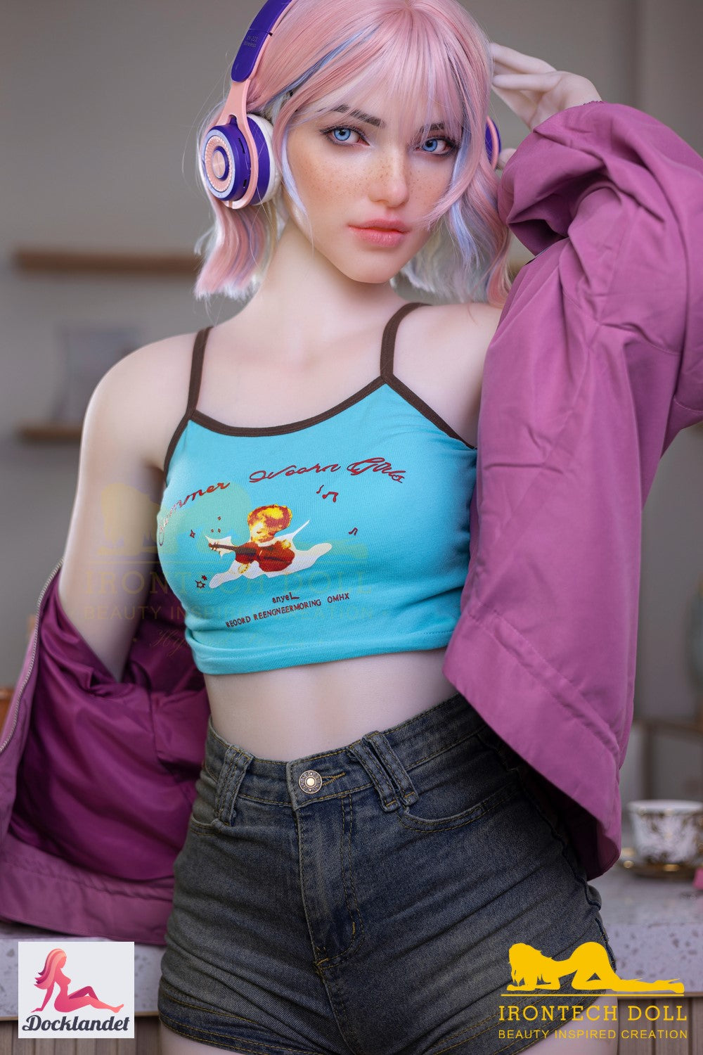 Heidi sexdukke (Irontech Doll 162 cm A-cup S46 TPE+silikon)