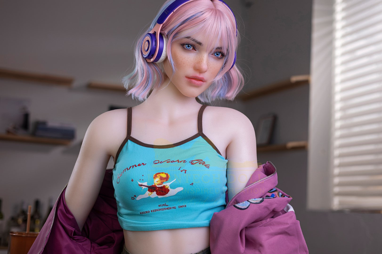 Heidi sexdukke (Irontech Doll 162cm a-cup S46 TPE+silikon)