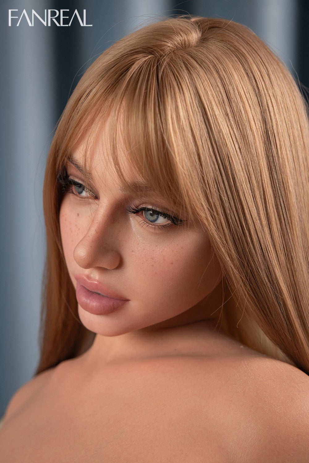 Lila Torso Sexdocka (FanReal Doll 111cm F-kupa RST Silikon)