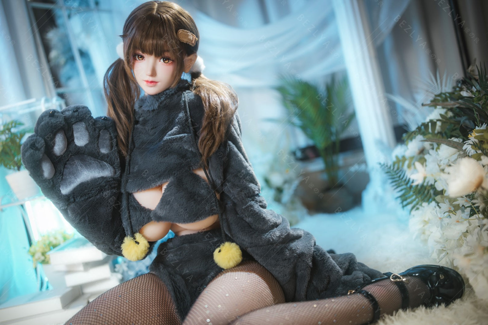 Paeonia sexdukke (Bezlya Doll 155 cm F-cup 2.0 TPE+silikon)