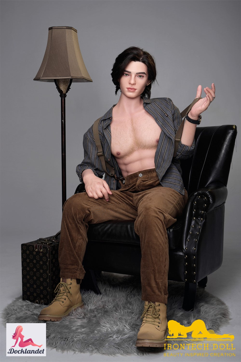 Lucas mannlig sexdukke (Irontech Doll 170cm M9 silikon)