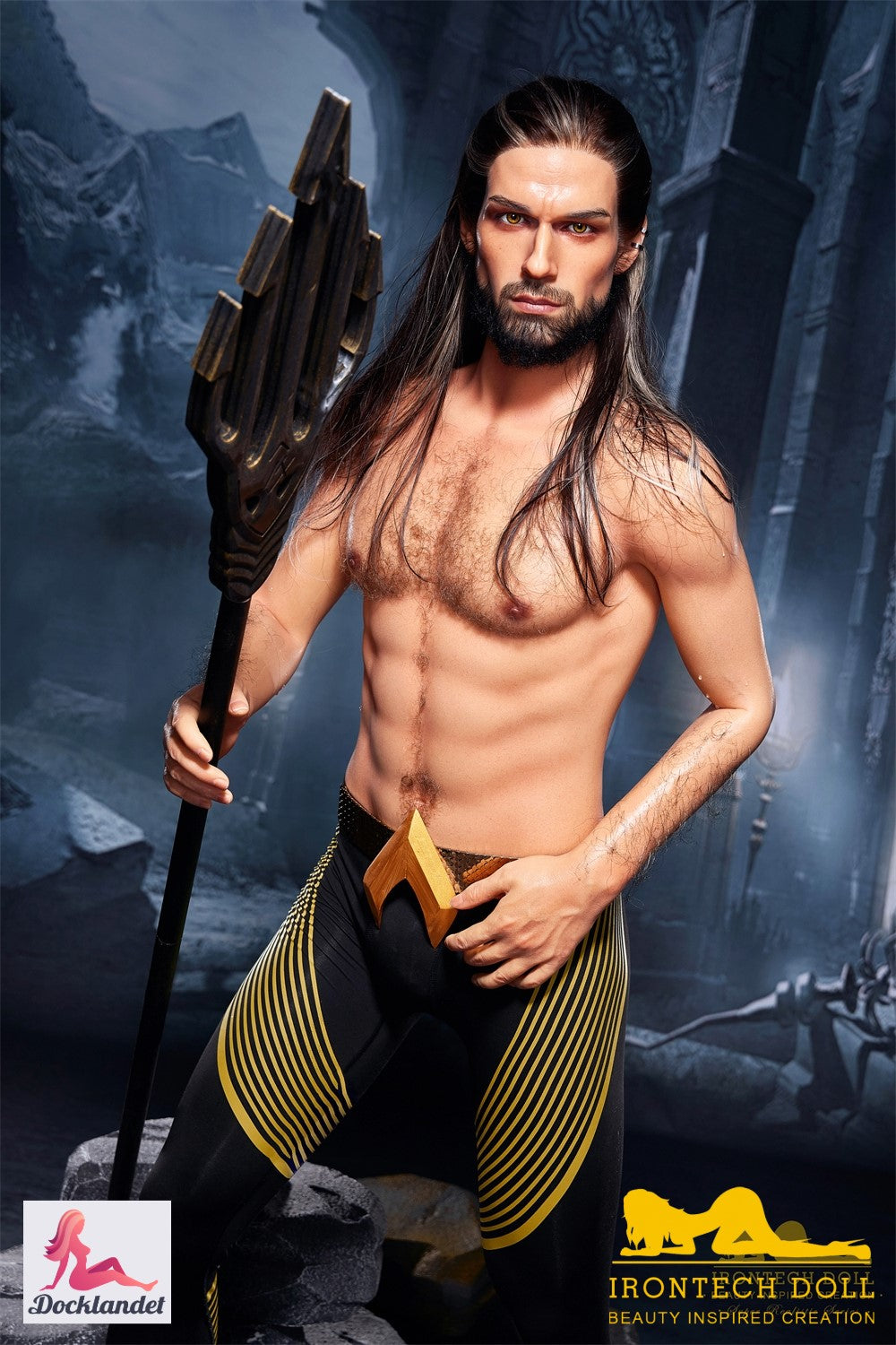 Thomas mannlig sexdukke (Irontech Doll 170 cm M5 silikon)