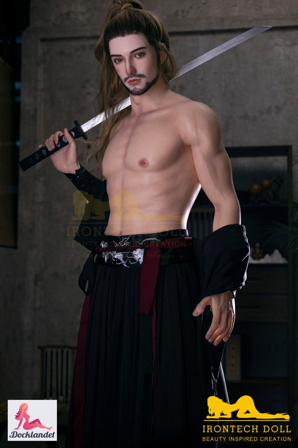 John mannlig sexdukke (Irontech Doll 176cm M10 silikon)