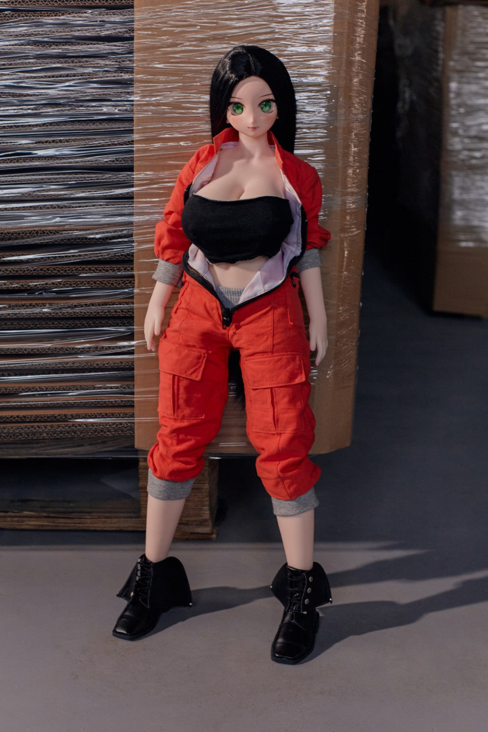 Rina sexdukke (Climax Doll Mini 60 cm G-cup silikon)