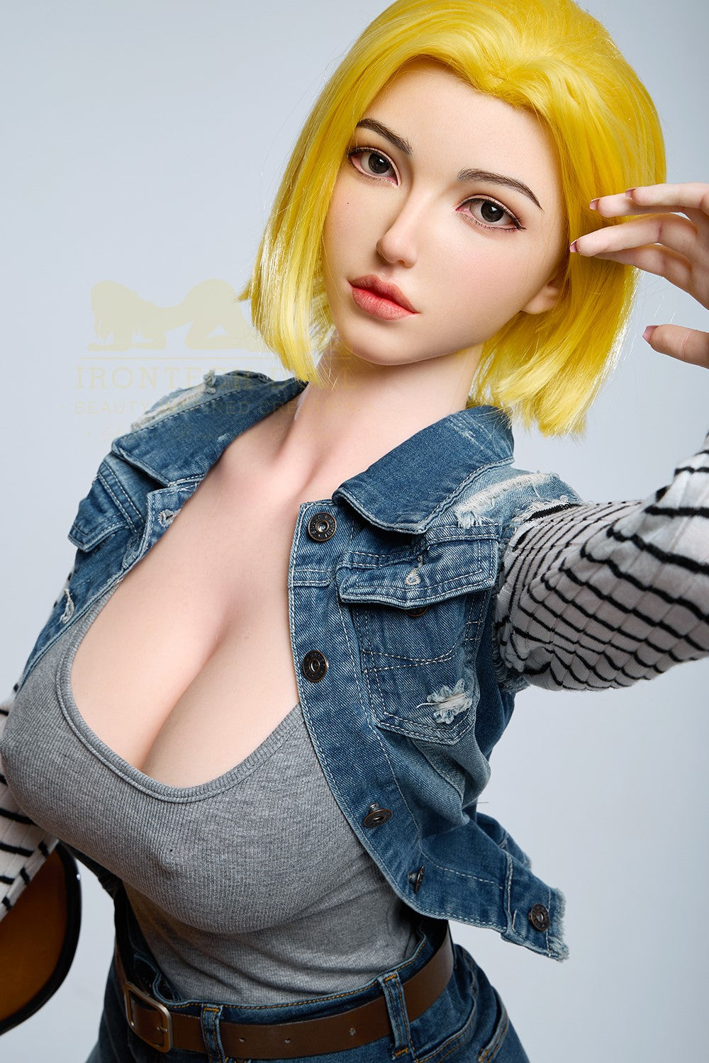 Joline Android 18 sexdukke (Irontech Doll 159 cm G-cup S41 silikon)