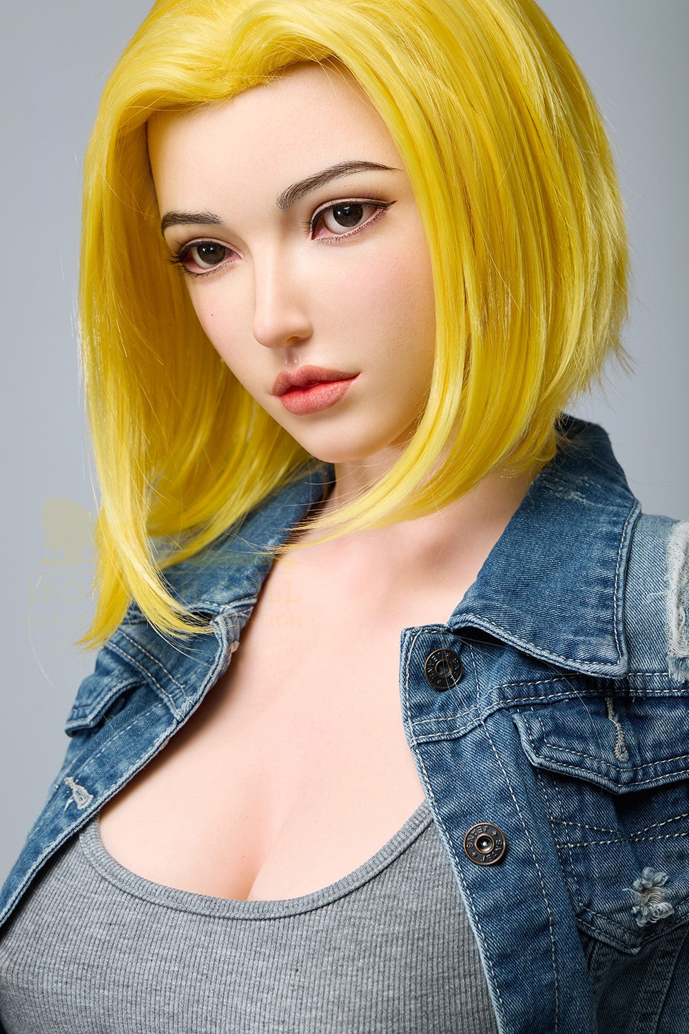 Joline Android 18 sexdukke (Irontech Doll 159 cm G-cup S41 silikon)