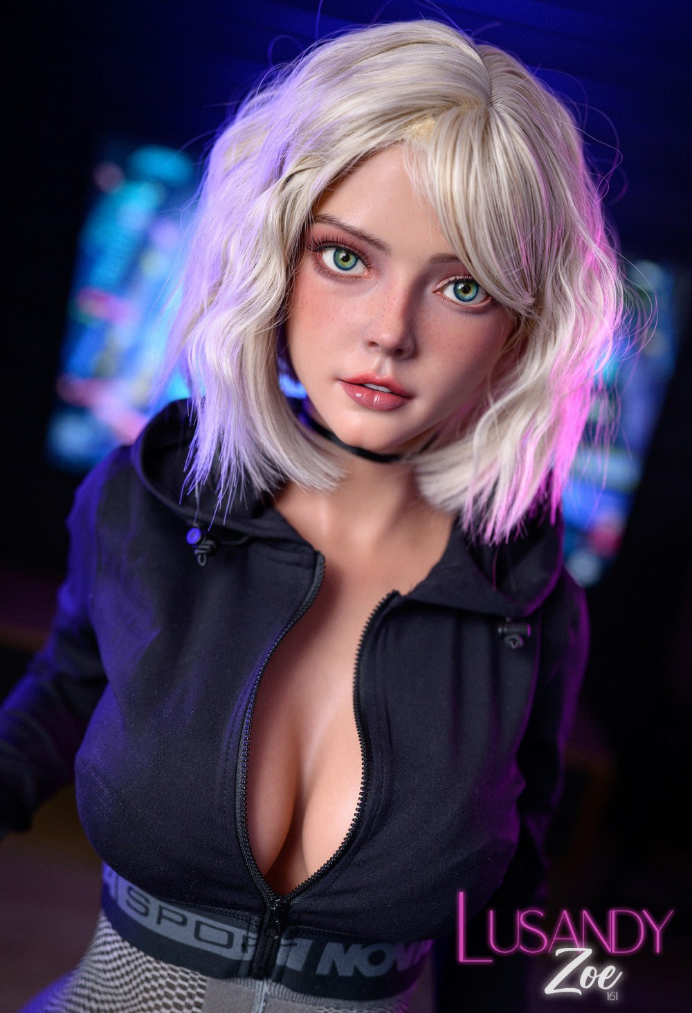 Zoe sexdukke (Lusandy Doll 161 cm D-cup silikon)