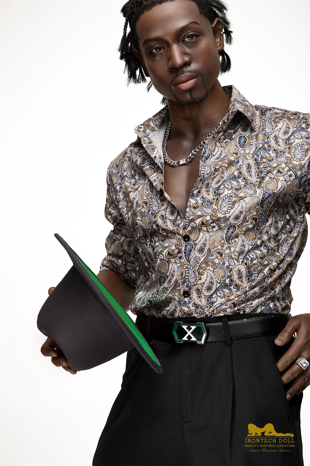 James mannlig sexdukke (Irontech Doll 176 cm M8 silikon)