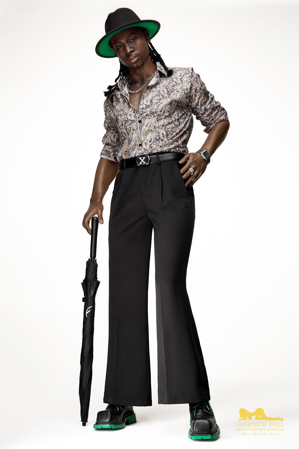 James mannlig sexdukke (Irontech Doll 176 cm M8 silikon)