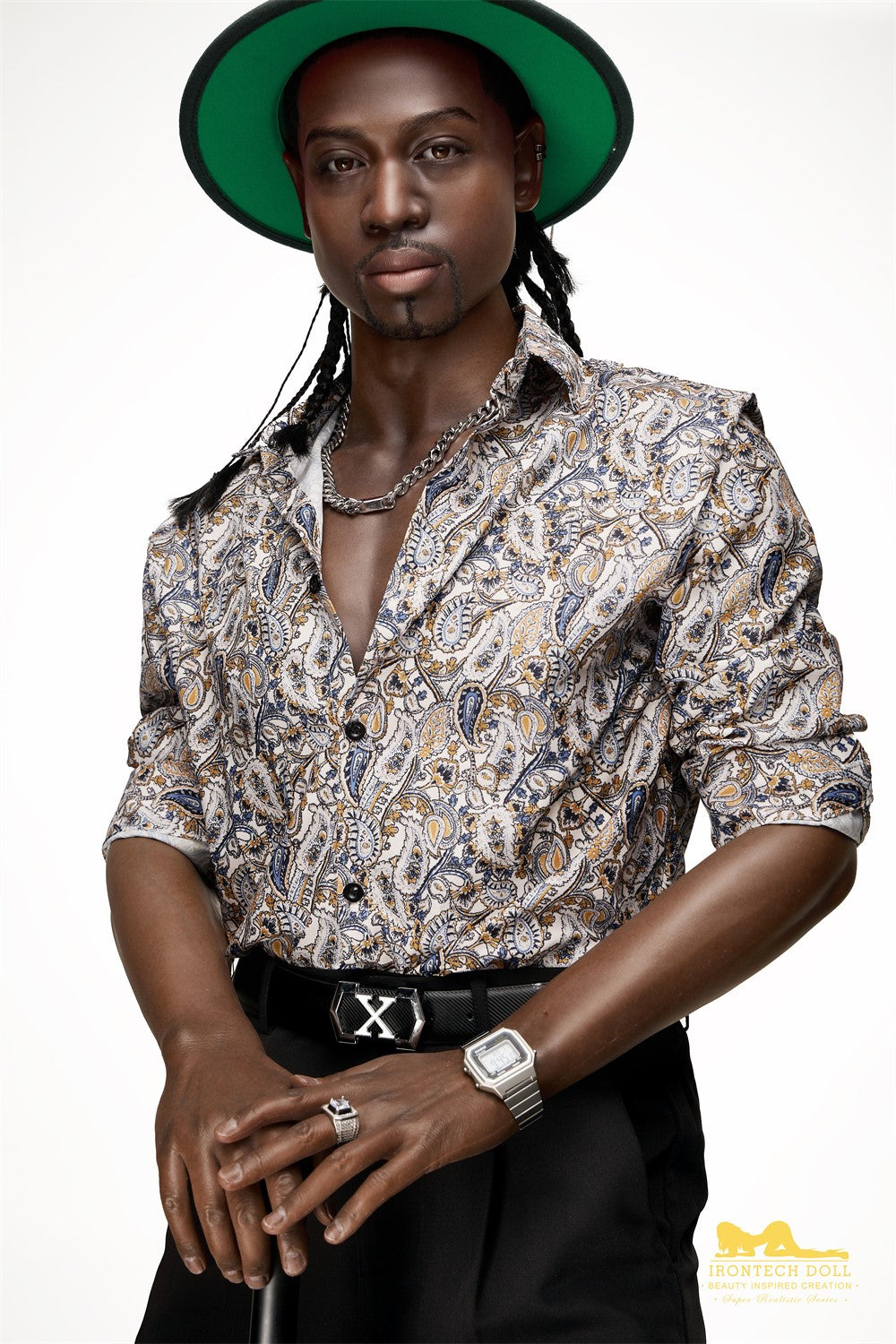James mannlig sexdukke (Irontech Doll 176 cm M8 silikon)