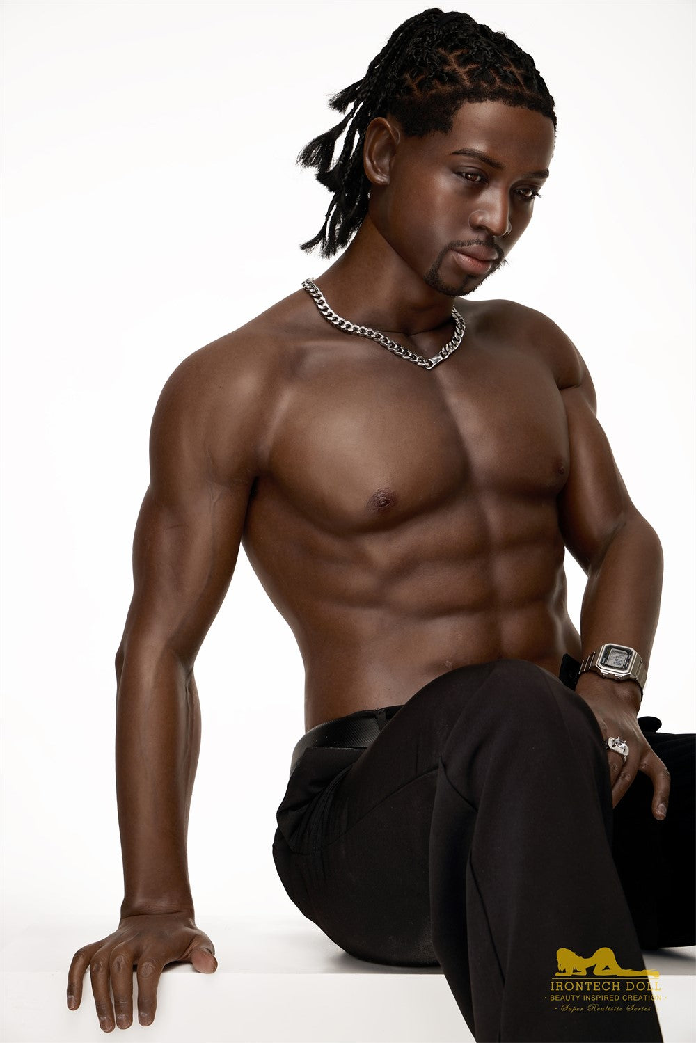 James mannlig sexdukke (Irontech Doll 176 cm M8 silikon)