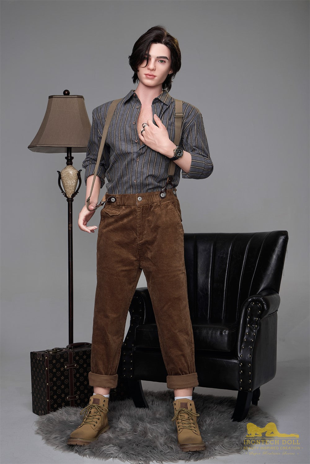 Lucas mannlig sexdukke (Irontech Doll 170 cm M9 silikon)