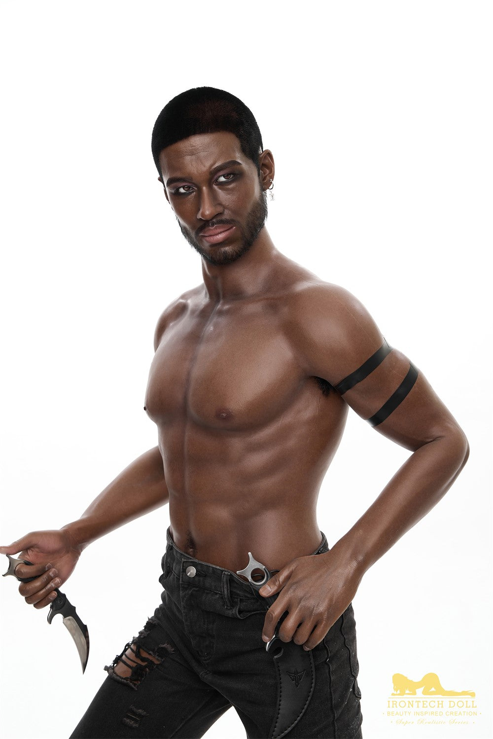 Regning mannlig sexdukke (Irontech Doll 176cm M7 silikon)