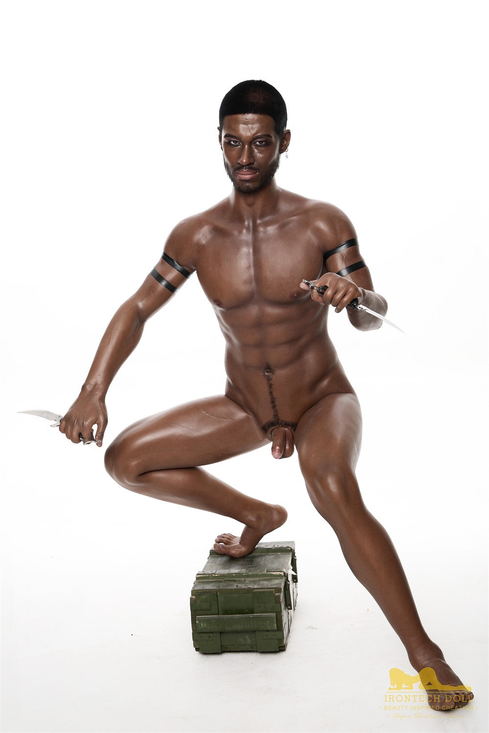 Regning mannlig sexdukke (Irontech Doll 176cm M7 silikon)