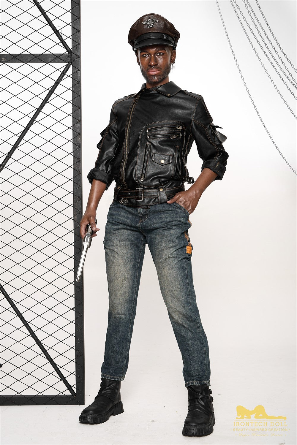 Regning mannlig sexdukke (Irontech Doll 176 cm M7 silikon)