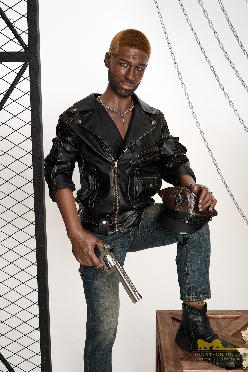 Regning mannlig sexdukke (Irontech Doll 176 cm M7 silikon)