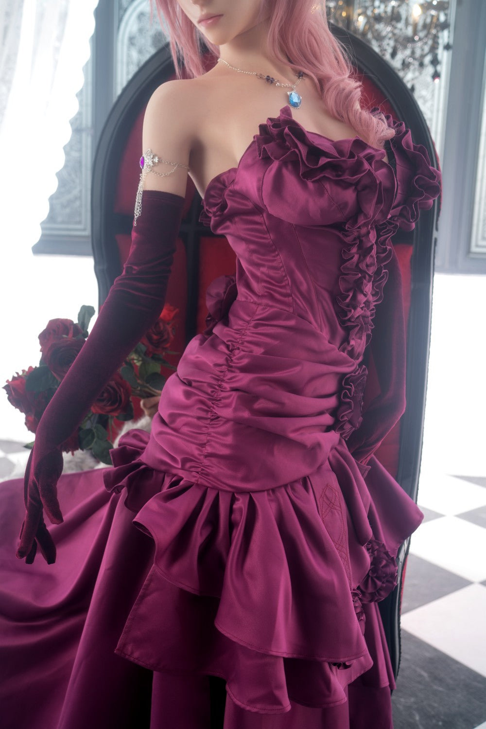 Lightning sexdukke (Game Lady 171 cm G-cup nr.19 silikon)