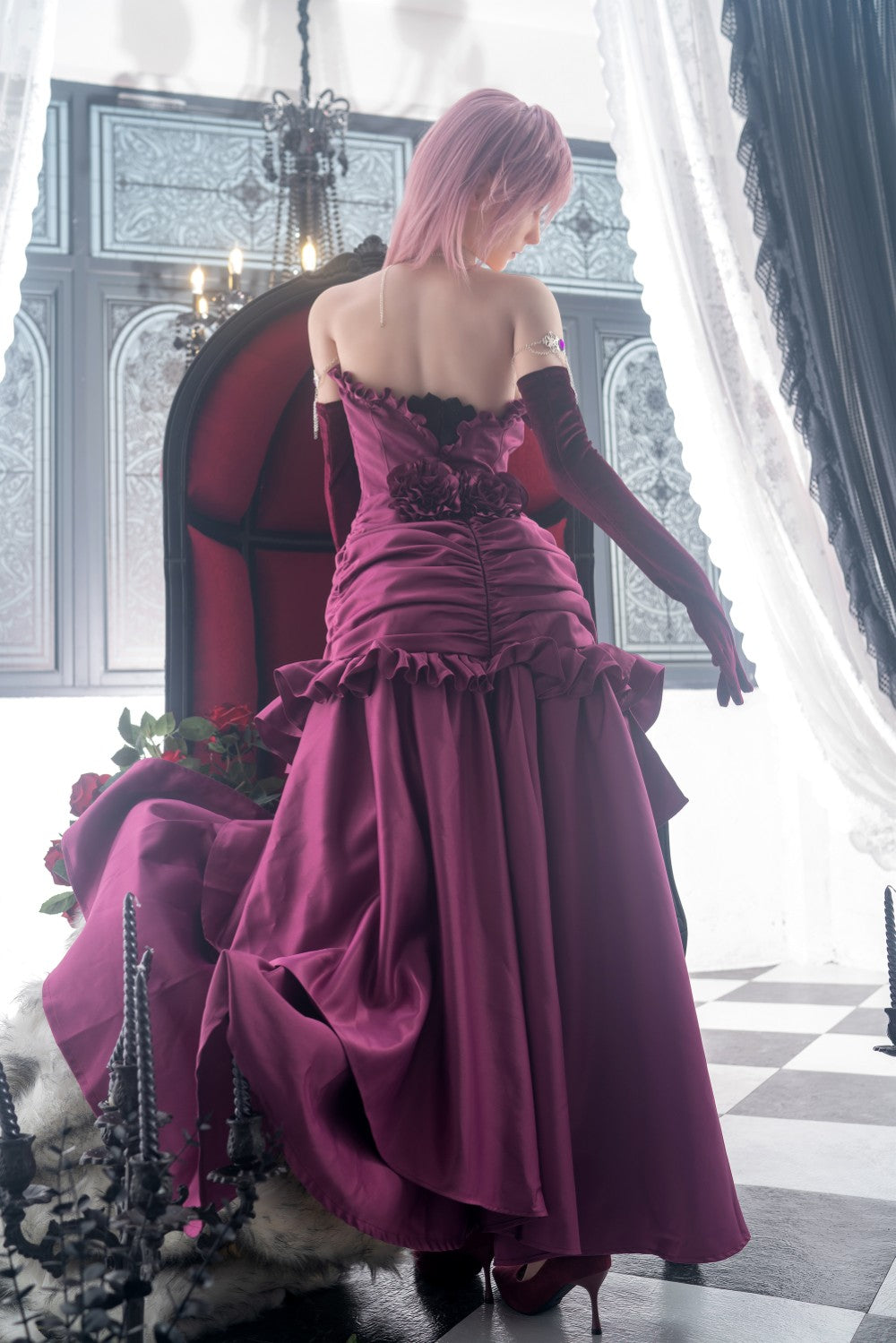 Lightning sexdukke (Game Lady 171 cm G-cup nr.19 silikon)