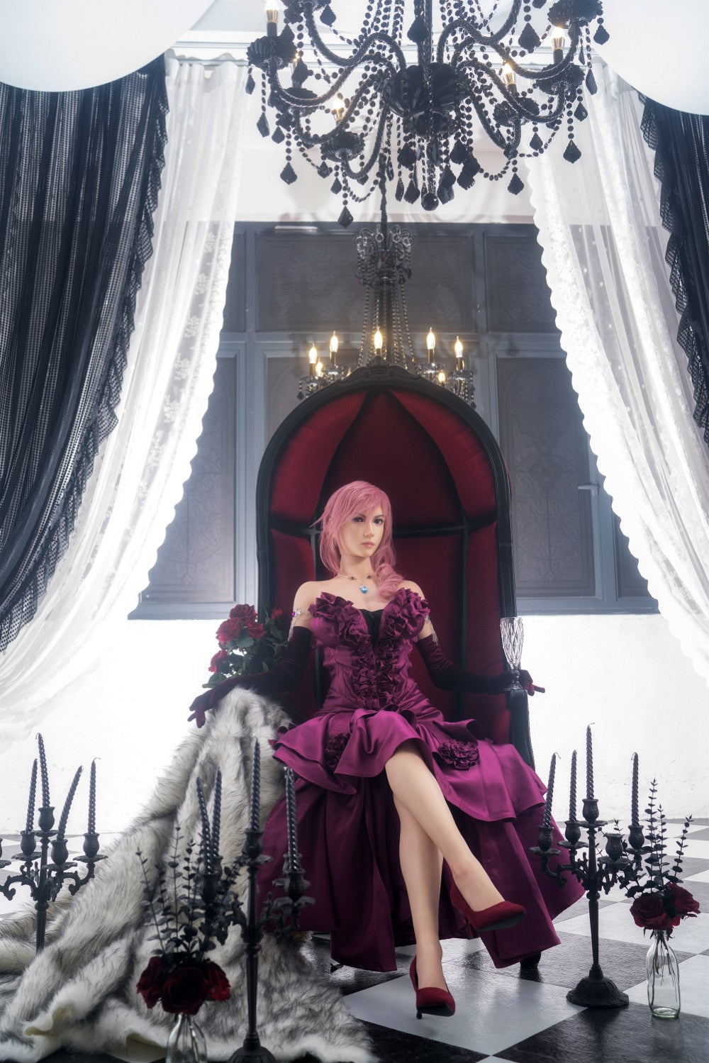 Lightning sexdukke (Game Lady 171 cm G-cup nr.19 silikon)