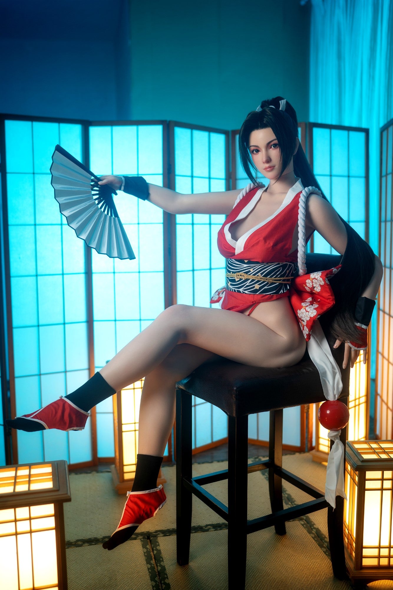 Mai Shiranui sexdukke (Game Lady 168 cm E-cup nr. 28 silikon)