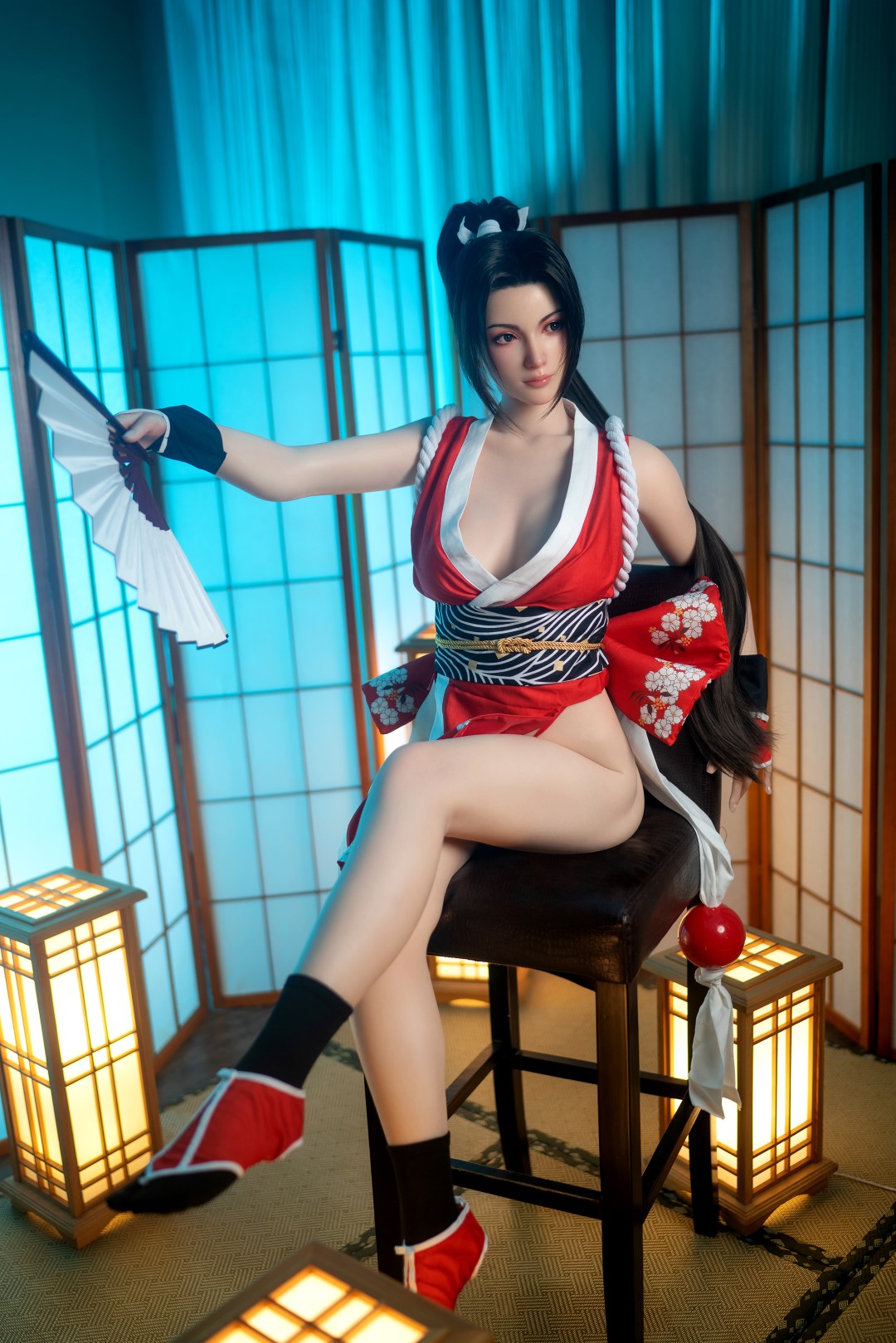 Mai Shiranui sexdukke (Game Lady 168 cm E-cup nr. 28 silikon)