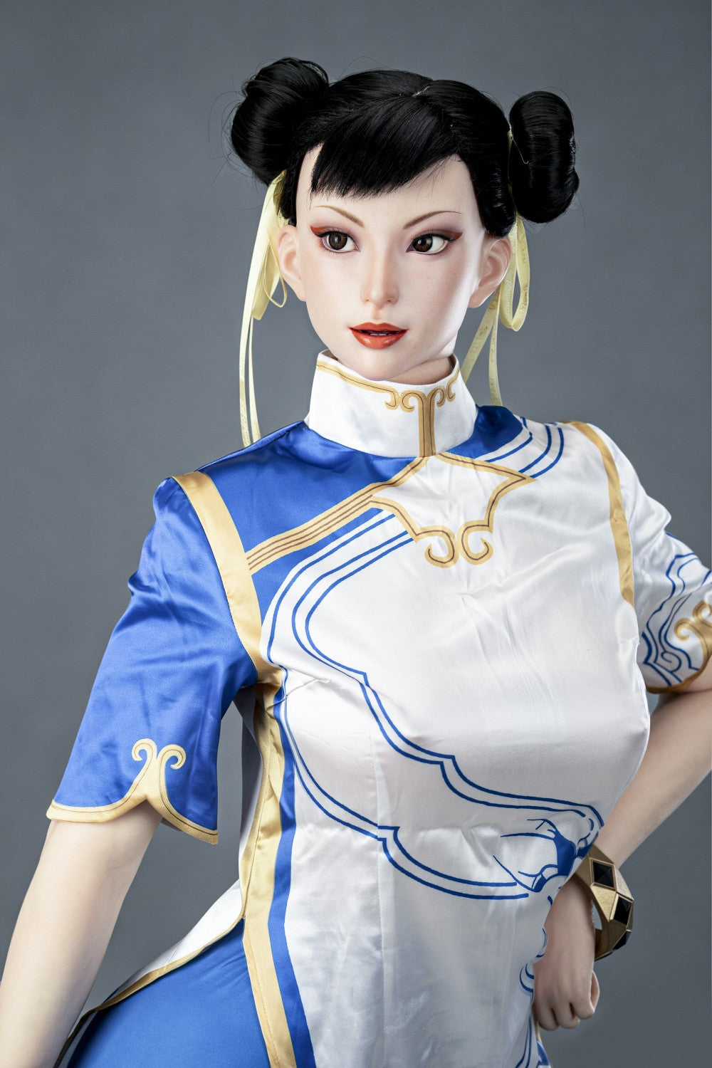Chun Li sexdukke (Game Lady 169 cm F-cup nr. 47-1 silikon)