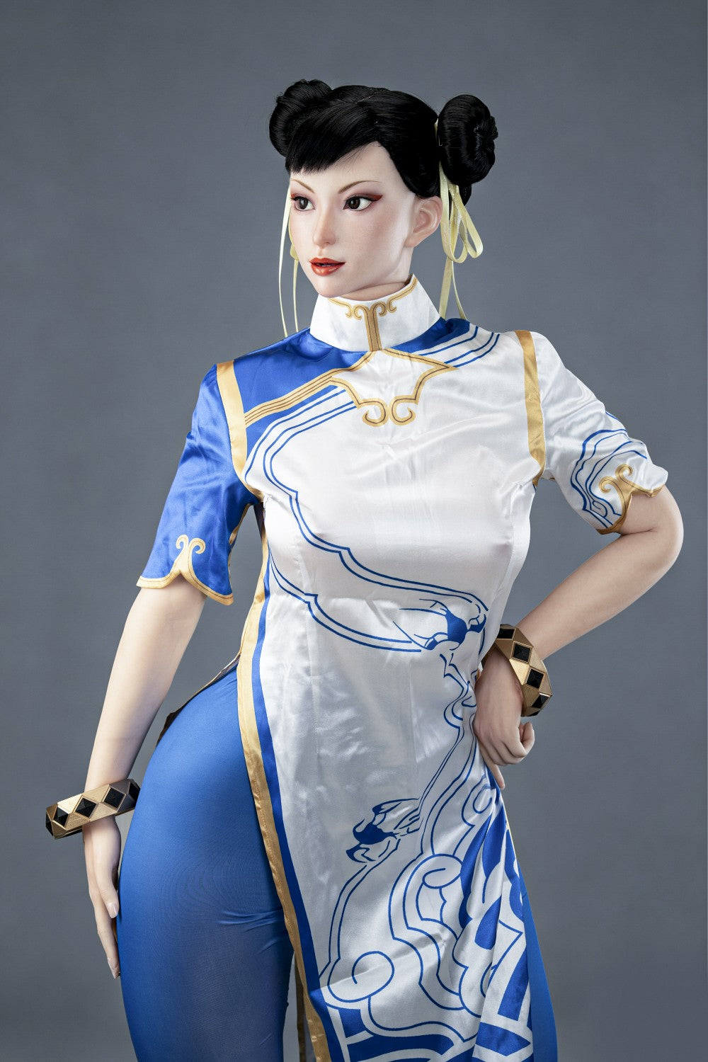 Chun Li sexdukke (Game Lady 169 cm F-cup nr. 47-1 silikon)