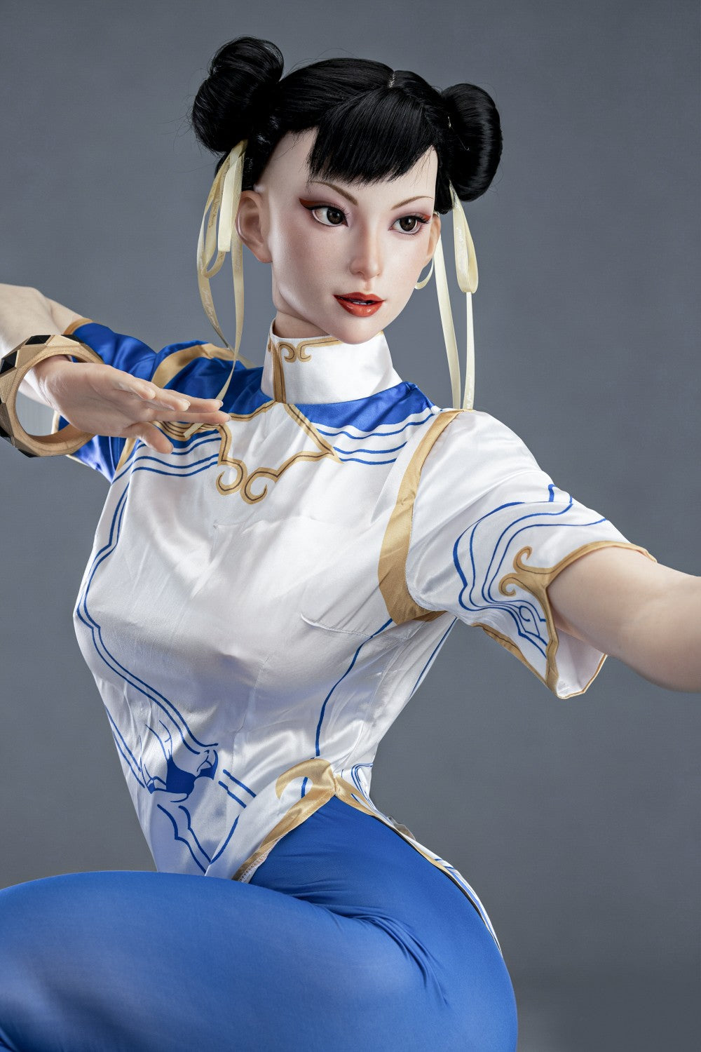 Chun Li sexdukke (Game Lady 169 cm F-cup nr. 47-1 silikon)