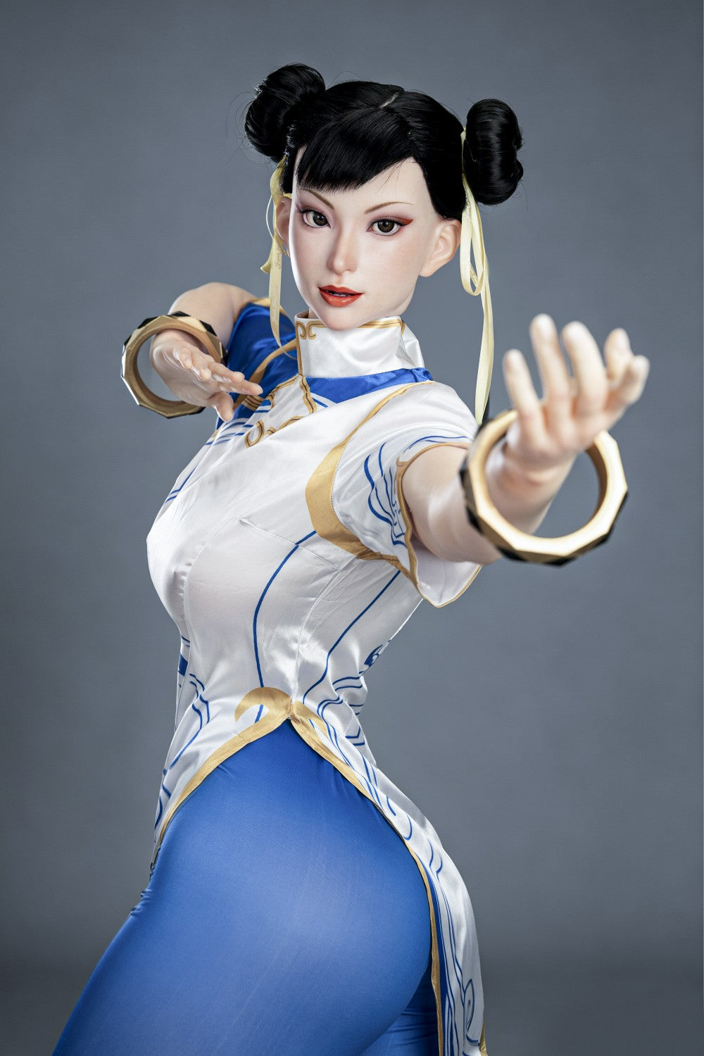 Chun Li sexdukke (Game Lady 169 cm F-cup nr. 47-1 silikon)