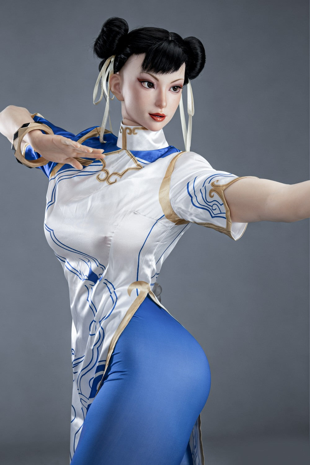Chun Li sexdukke (Game Lady 169 cm F-cup nr. 47-1 silikon)
