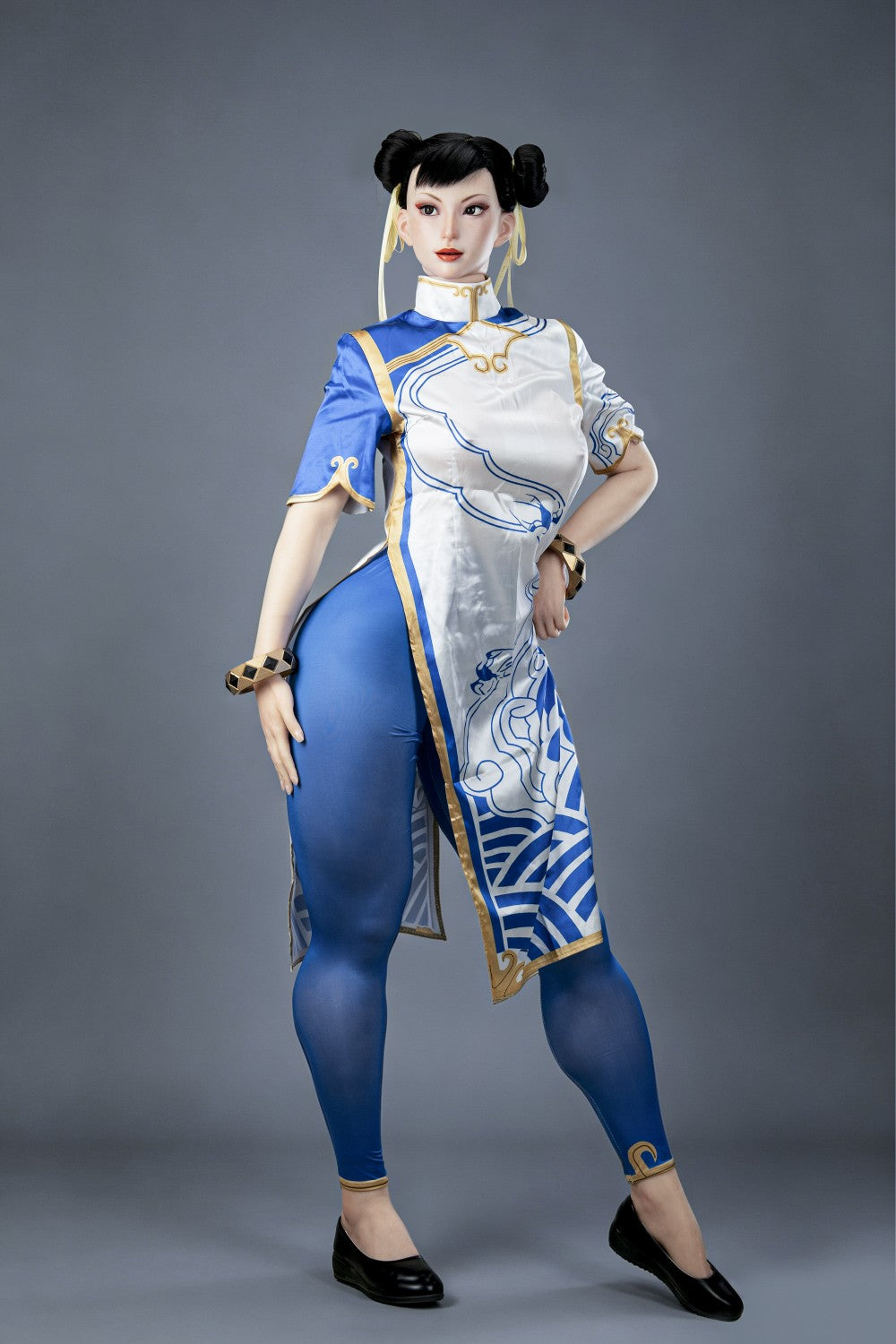 Chun Li sexdukke (Game Lady 169 cm F-cup nr. 47-1 silikon)