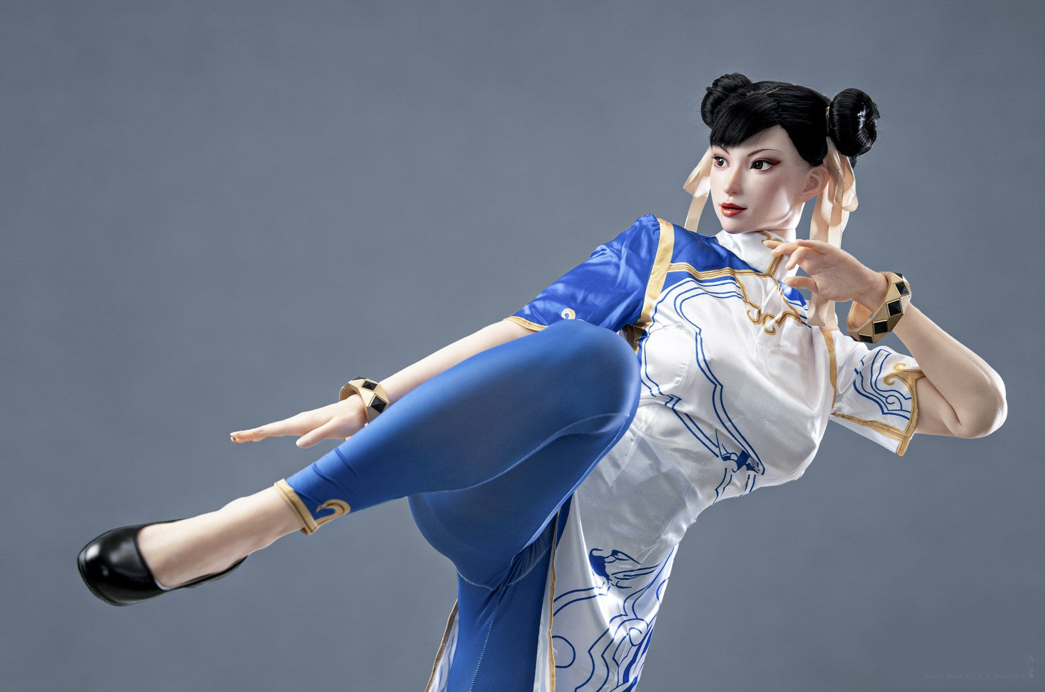 Chun Li sexdukke (Game Lady 169 cm F-cup nr. 47-1 silikon)