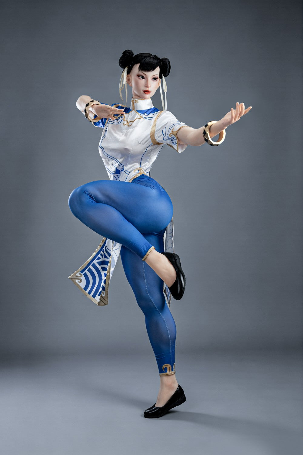 Chun Li sexdukke (Game Lady 169 cm F-cup nr. 47-1 silikon)