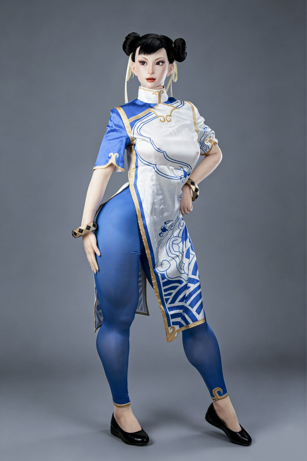 Chun Li sexdukke (Game Lady 169 cm F-cup nr. 47-1 silikon)