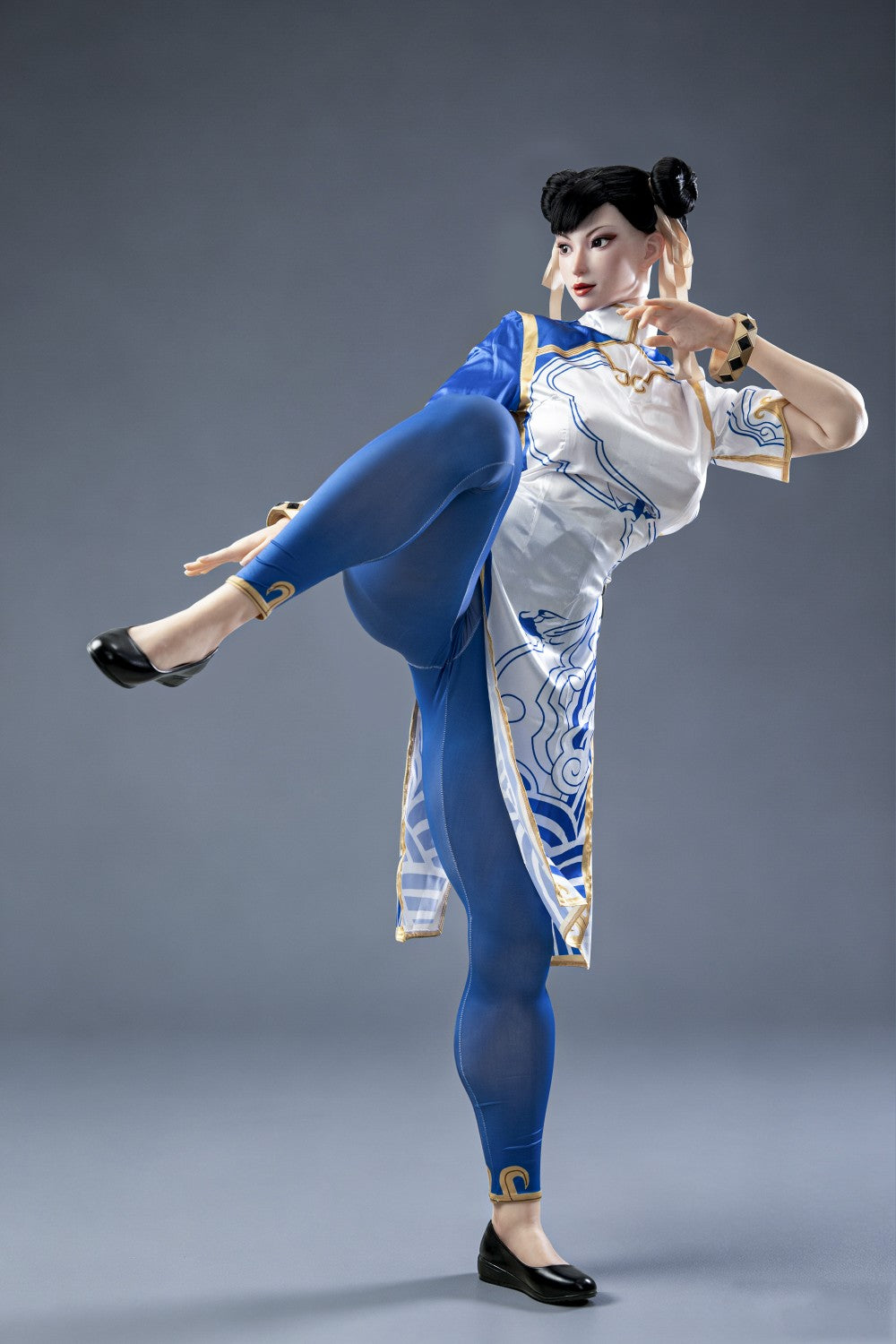 Chun Li sexdukke (Game Lady 169 cm F-cup nr. 47-1 silikon)