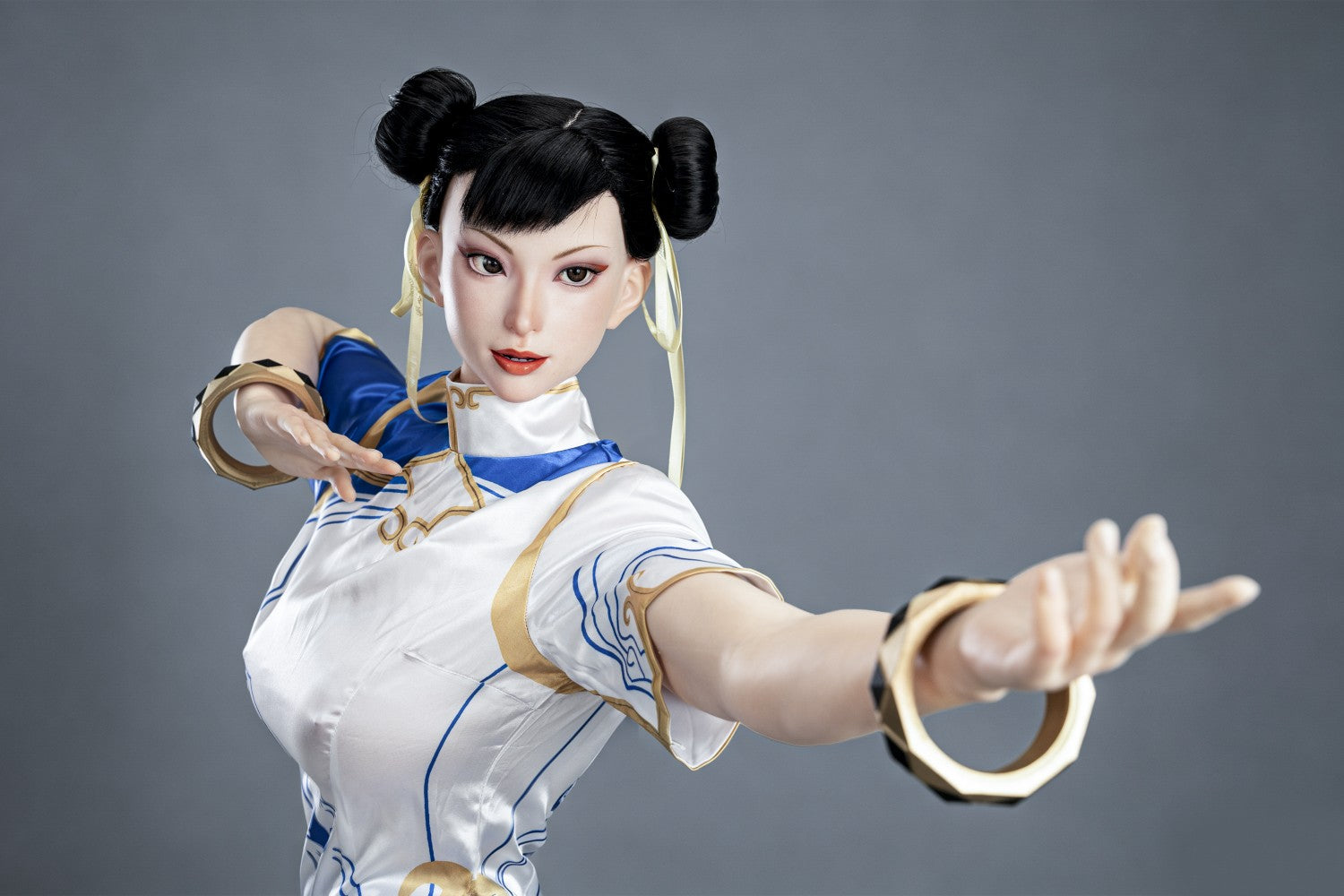 Chun Li sexdukke (Game Lady 169 cm F-cup nr. 47-1 silikon)
