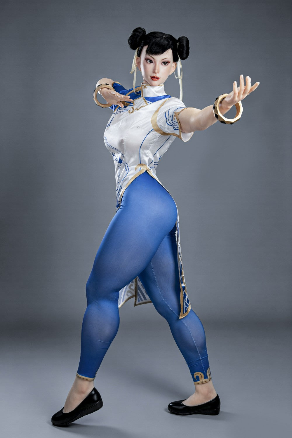 Chun Li sexdukke (Game Lady 169 cm F-cup nr. 47-1 silikon)