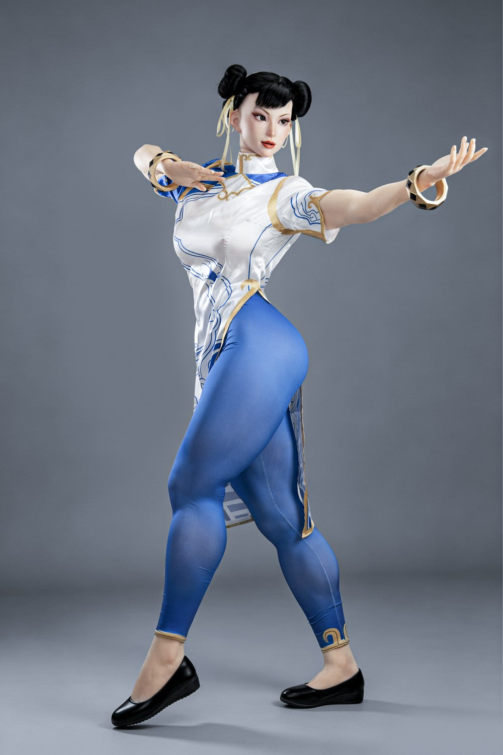 Chun Li sexdukke (Game Lady 169 cm F-cup nr. 47-1 silikon)