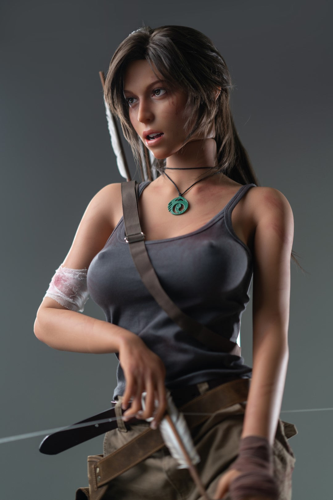 Lara Croft sexdukke (Game Lady 166 cm E-cup No.20 Silikon)
