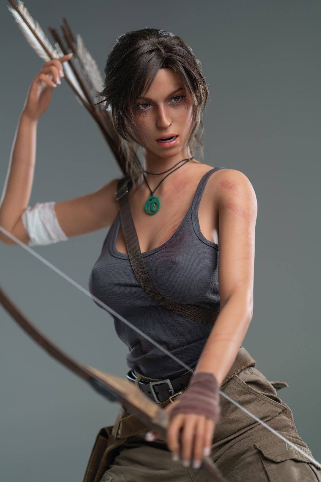 Lara Croft sexdukke (Game Lady 166 cm E-cup No.20 Silikon)