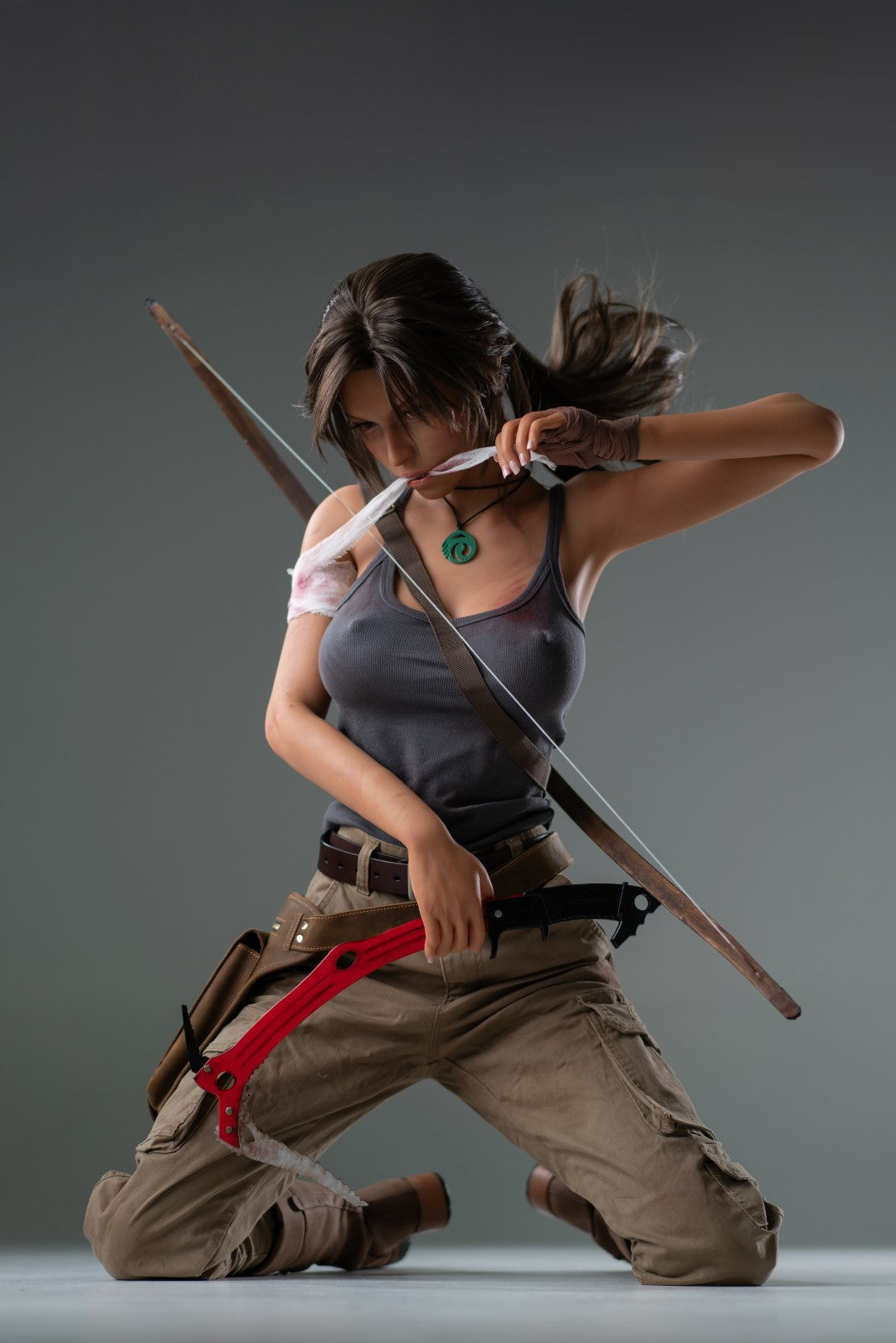 Lara Croft sexdukke (Game Lady 166 cm E-cup No.20 Silikon)