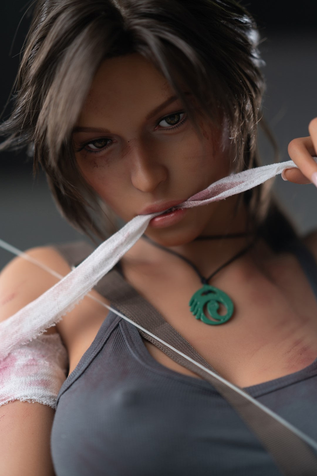 Lara Croft sexdukke (Game Lady 166cm e-cup No.20 silikon)