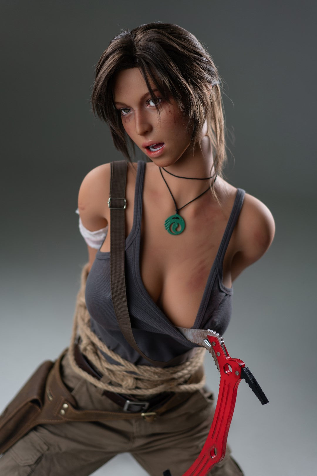Lara Croft sexdukke (Game Lady 166 cm E-cup No.20 Silikon)