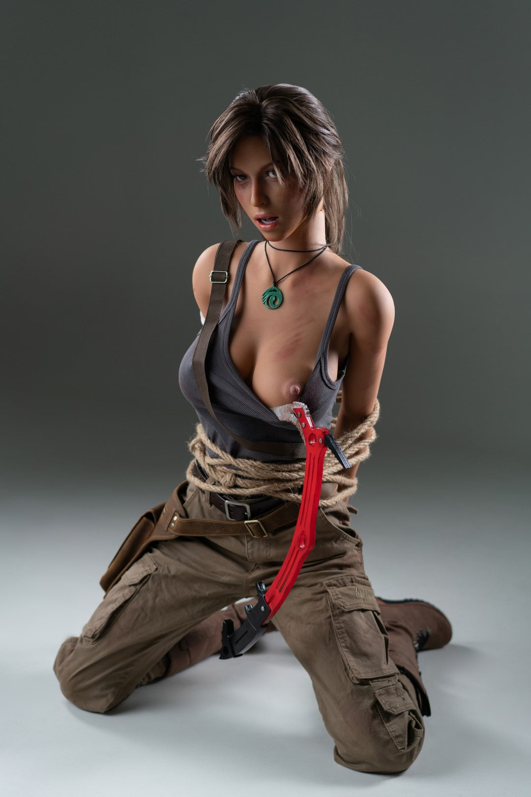 Lara Croft sexdukke (Game Lady 166 cm E-cup No.20 Silikon)