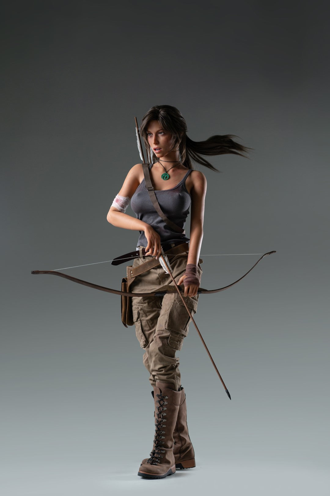 Lara Croft sexdukke (Game Lady 166 cm E-cup No.20 Silikon)