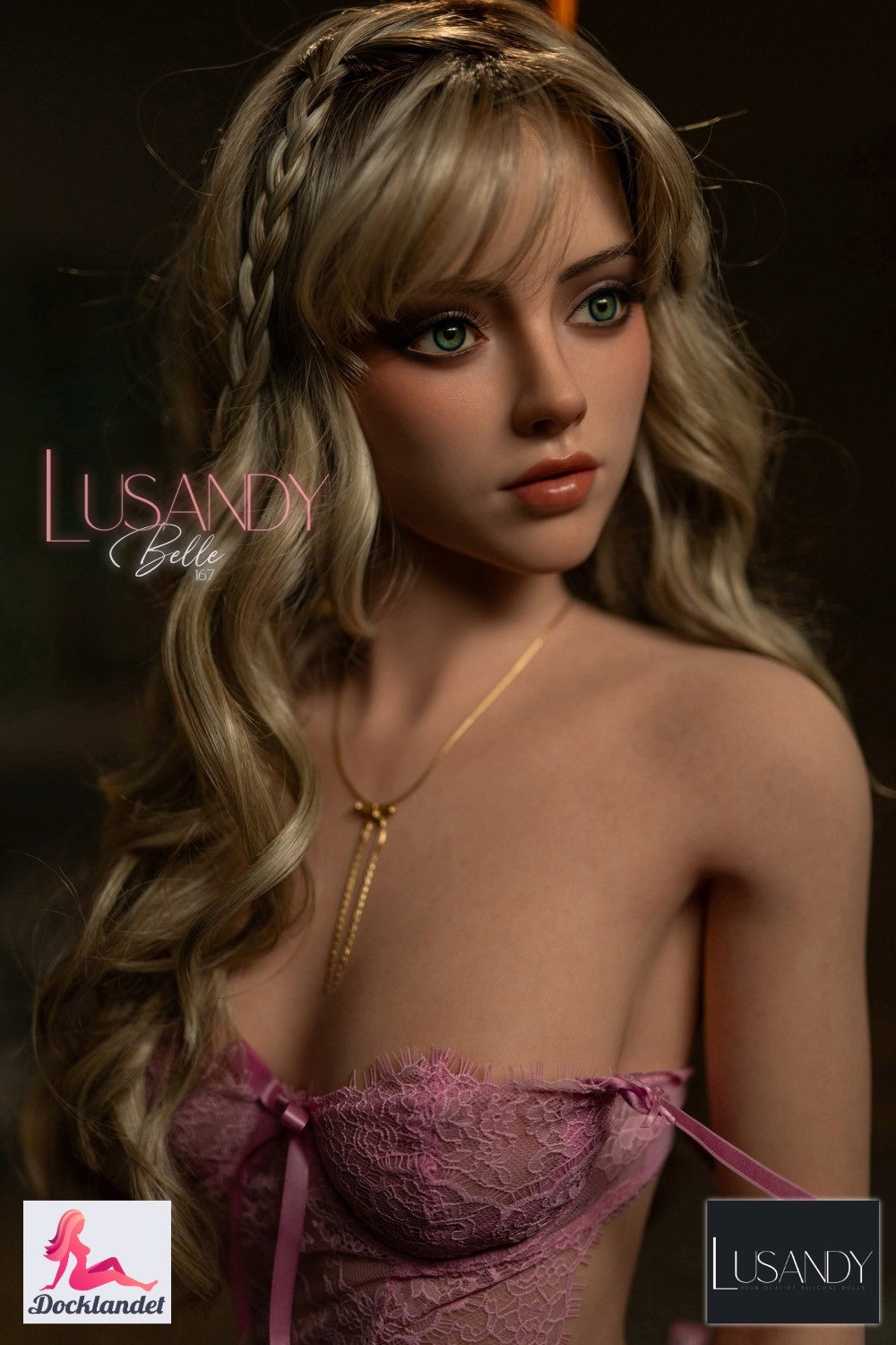 Belle Sex doll (Lusandy Doll 167cm B-cup Silicone) Natural leather