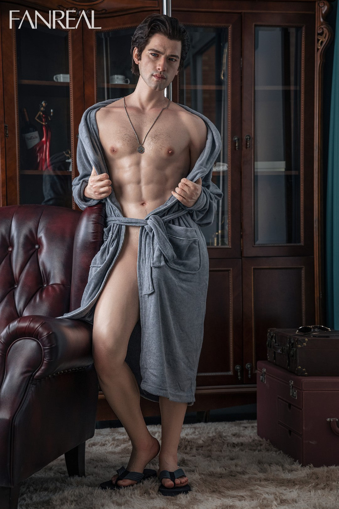 Carter mannlig sexdukke (FanReal Doll 173cm silikon)